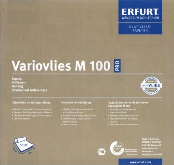 Флизелин Erfurt Variovlies M 100 (гладкий, ремонтный) 50*1,00м