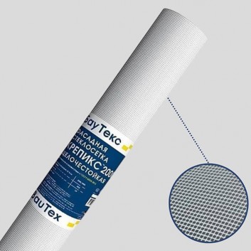 Крепикс 2000 — сетка фасадная 165 г/м² 4*4, 50м²